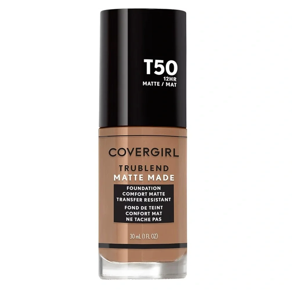 COVERGIRL TruBlend Matte Made Liquid Foundation, Natural Tan T50